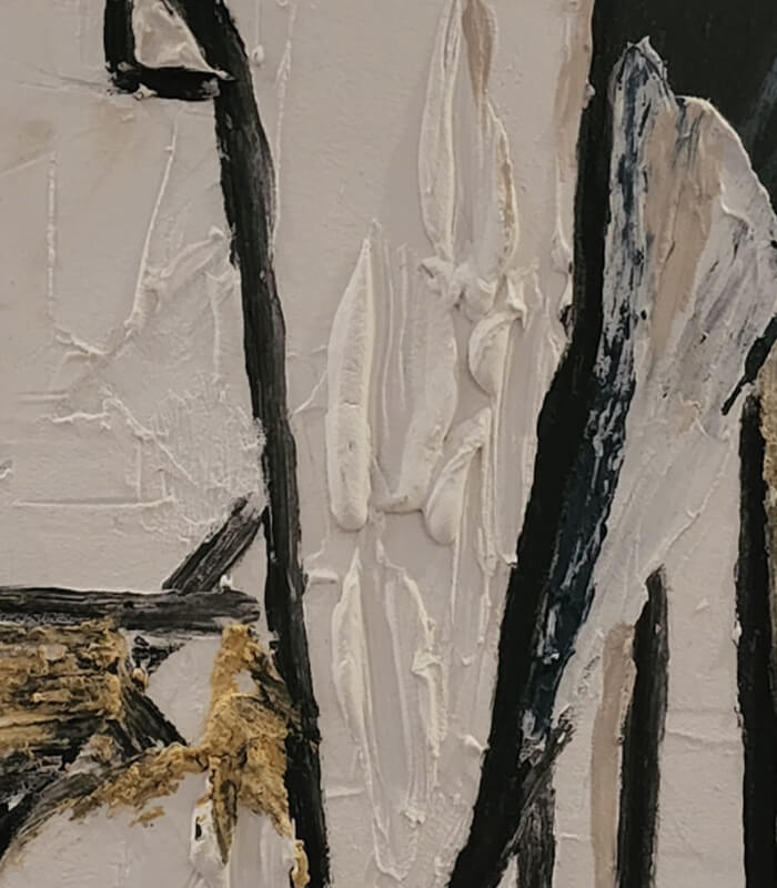 Quietude Dyptique - signé par l'artiste Oudrhiri S.H